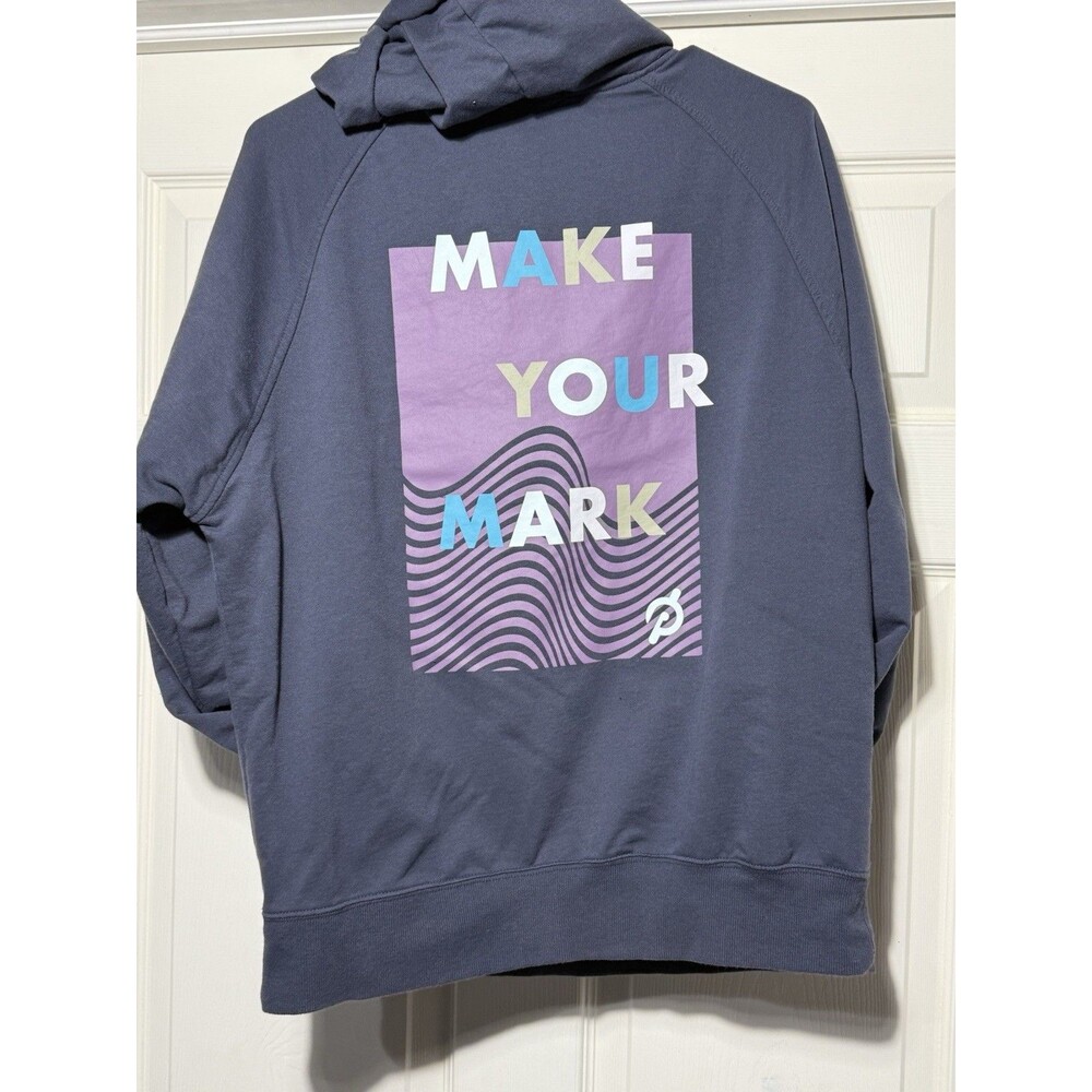 Peloton Women's Quarter Zip Jacket Blue Hoodie Size M Comfort Sweater Comfort‎ - Picture 5 of 7